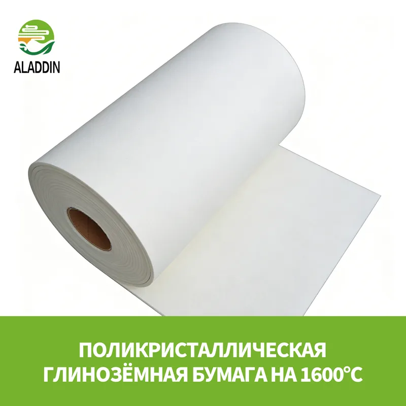 Поликристаллическая глинозёмная бумага на 1600℃