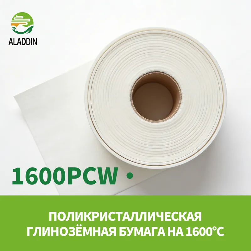 Поликристаллическая глинозёмная бумага на 1600℃