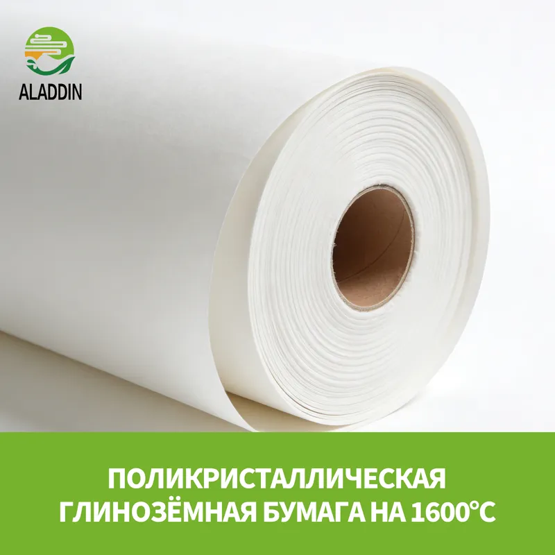 Поликристаллическая глинозёмная бумага на 1600℃